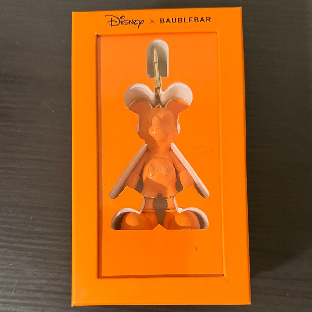 BaubleBar Disney Orange Keychain
